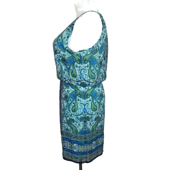 London Times Sleeveless Dress Size 14 - Picture 3 of 7